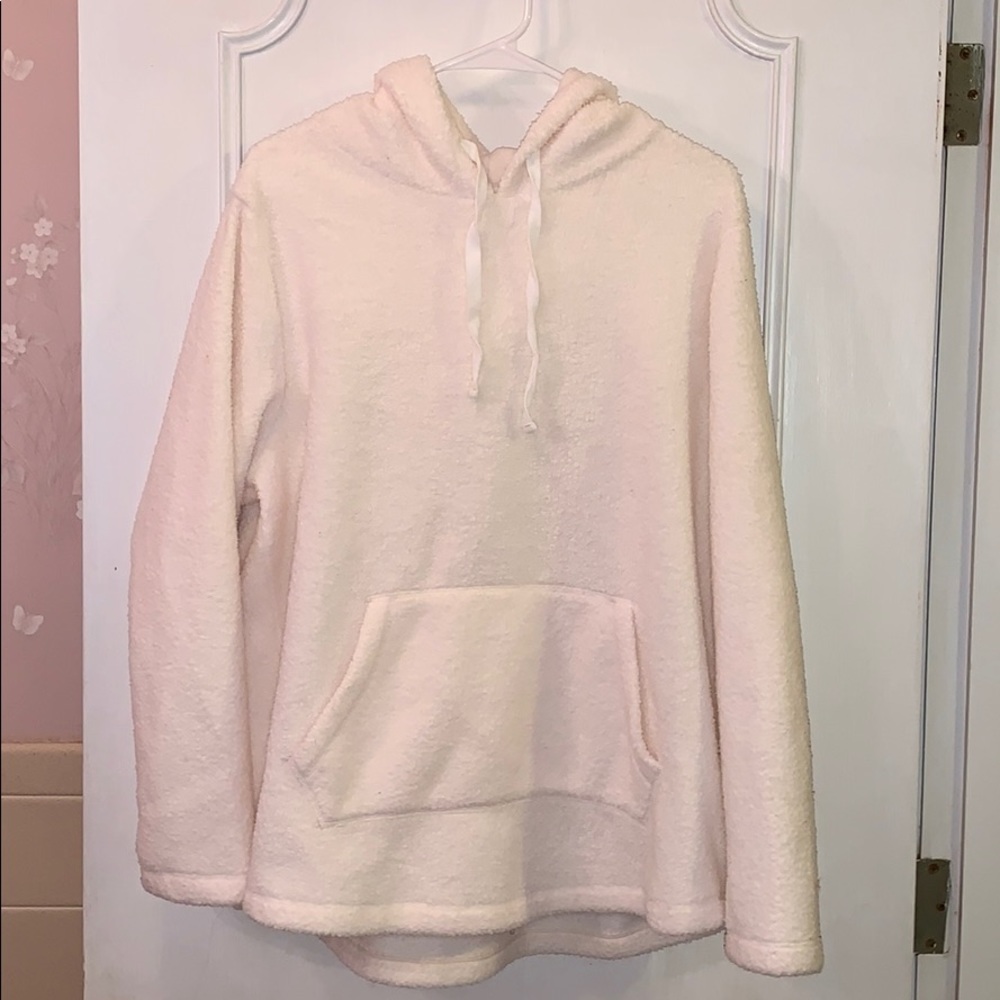 Super comfy cream/white Sherpa hoodie